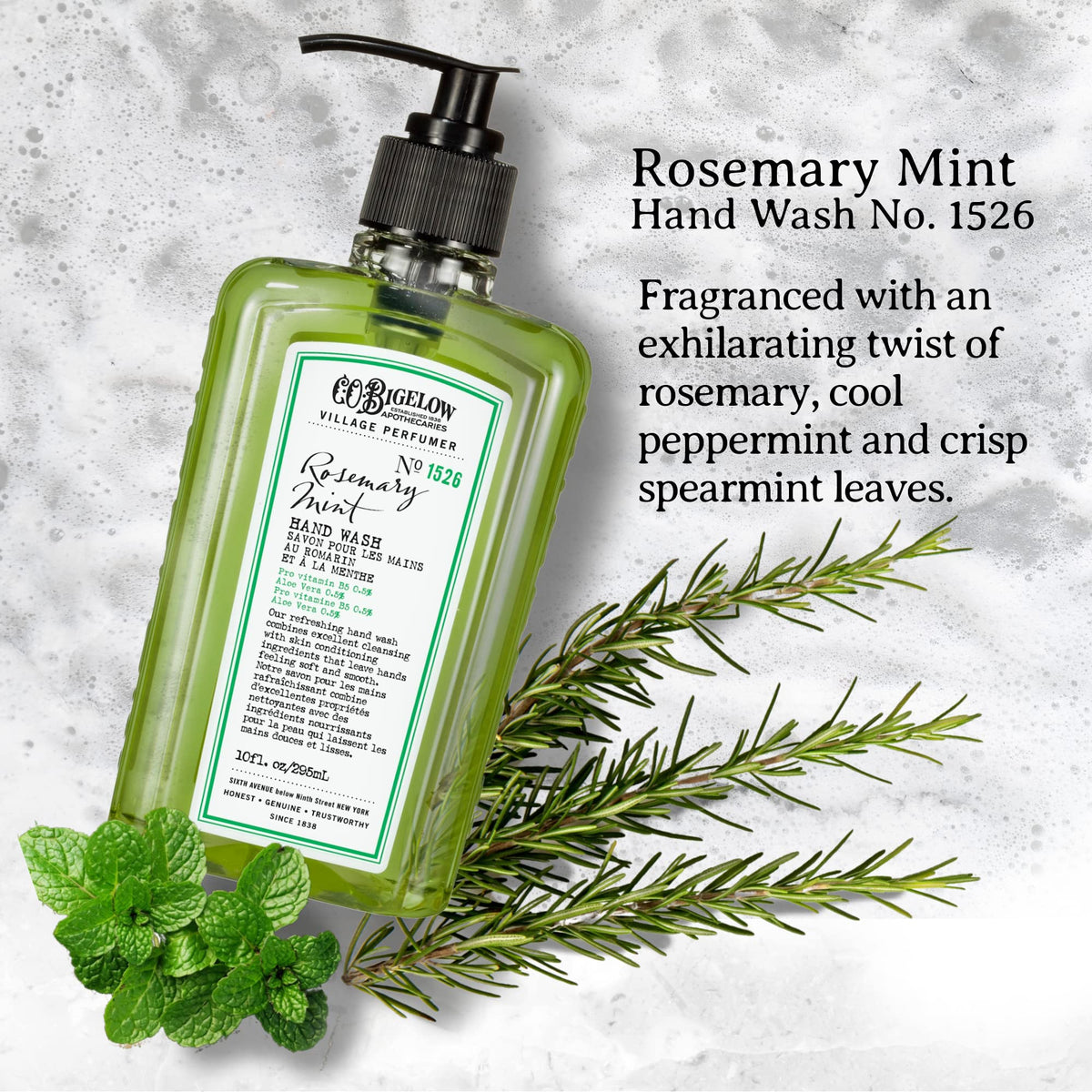 C.O. Bigelow Rosemary Mint Moisturizing Hand Wash with Aloe Vera
