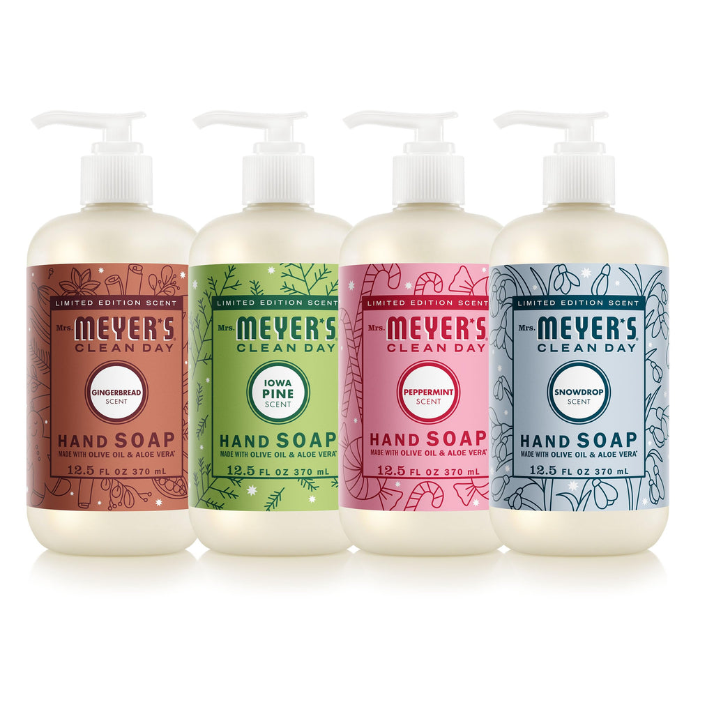 Mrs. Meyer's Clean Day Holiday Liquid Hand Soap Set