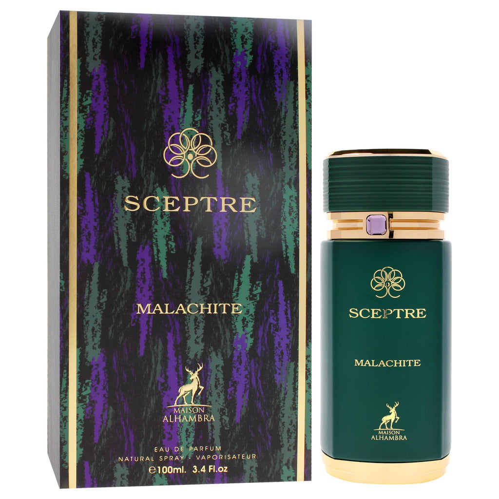 Maison Alhambra Sceptre Malachite Unisex Eau de Parfum Spray, 3.4 oz