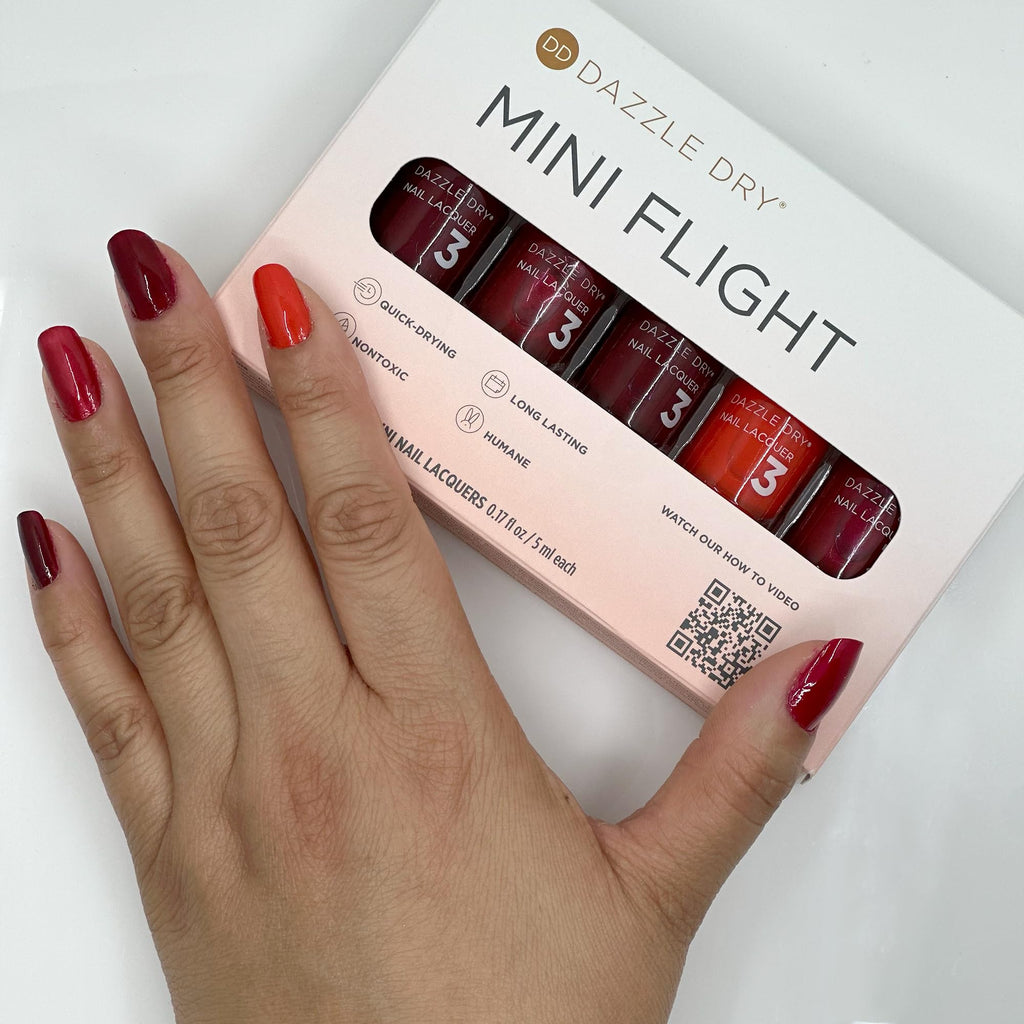 Dazzle Dry Mini Nail Lacquer Flight – Fast-Drying Nail Color Collection