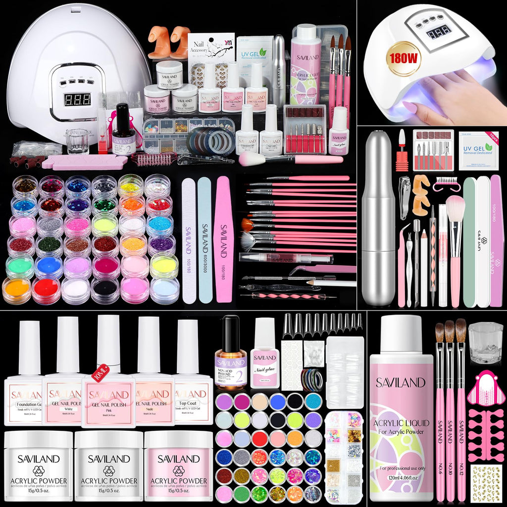 Saviland Acrylic Nail Kit for Beginners