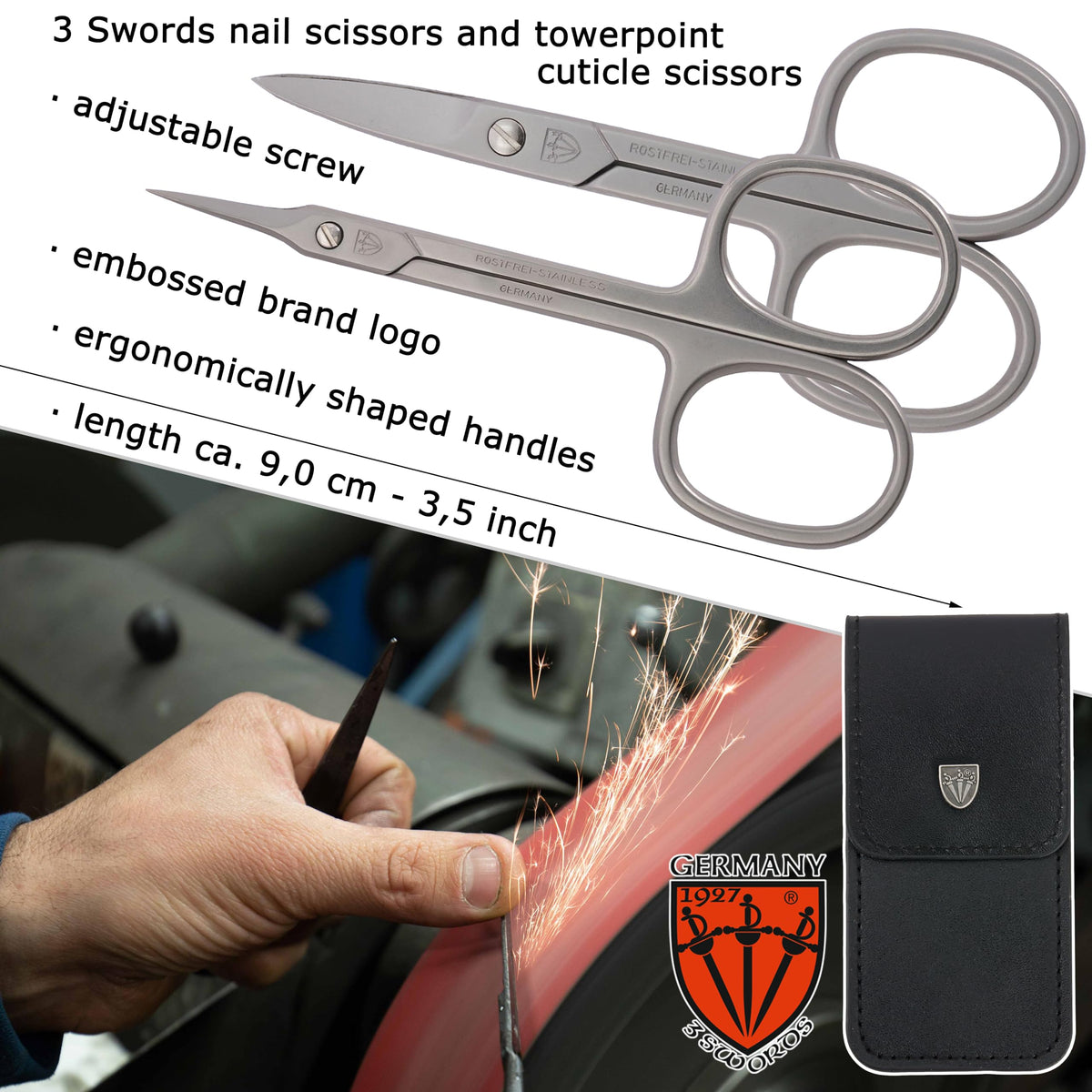 3 Swords Germany Stainless Steel Manicure Scissors