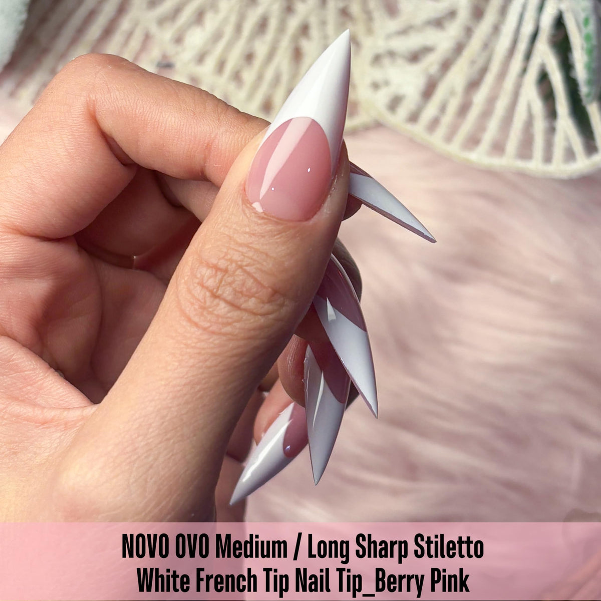 NOVO OVO Stiletto Nail Extension Tips and Forms