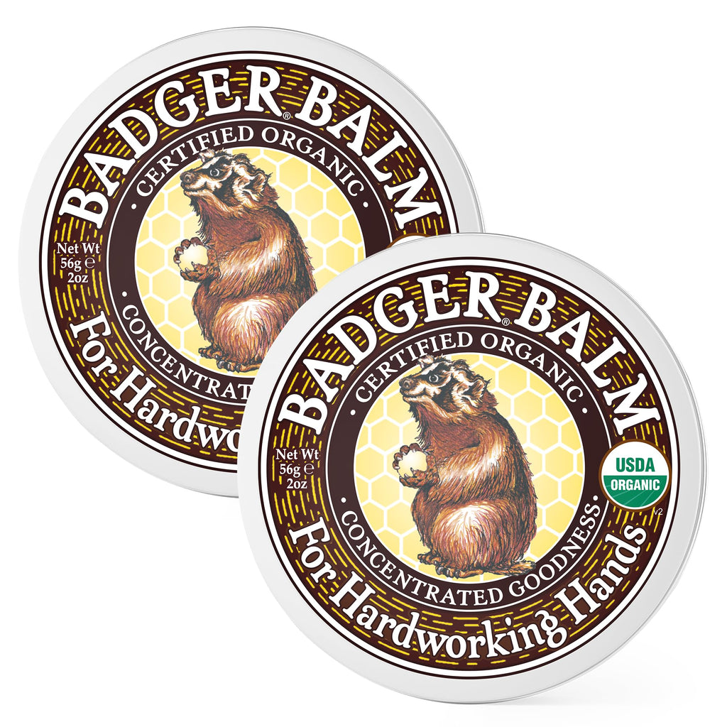 Badger Healing Balm Organic Hand Moisturizer for Dry, Cracked Skin