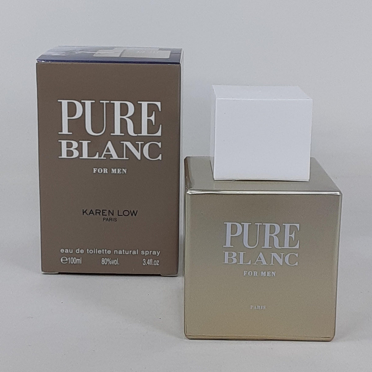 Karen Low Pure Blanc Eau De Toilette Spray for Men, Musk