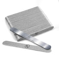 MGart 100 Grit Peel-and-Stick Nail Files with Reusable Metal Base, 50 Pieces