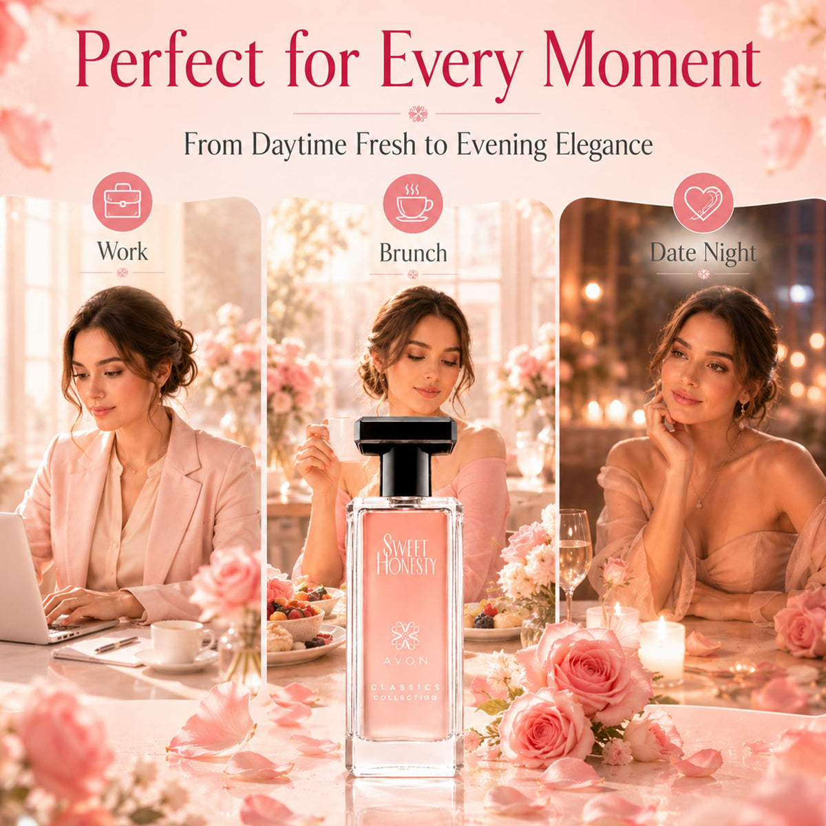 AVON Sweet Honesty Women's Eau de Cologne Spray, 1.7 Fl Oz