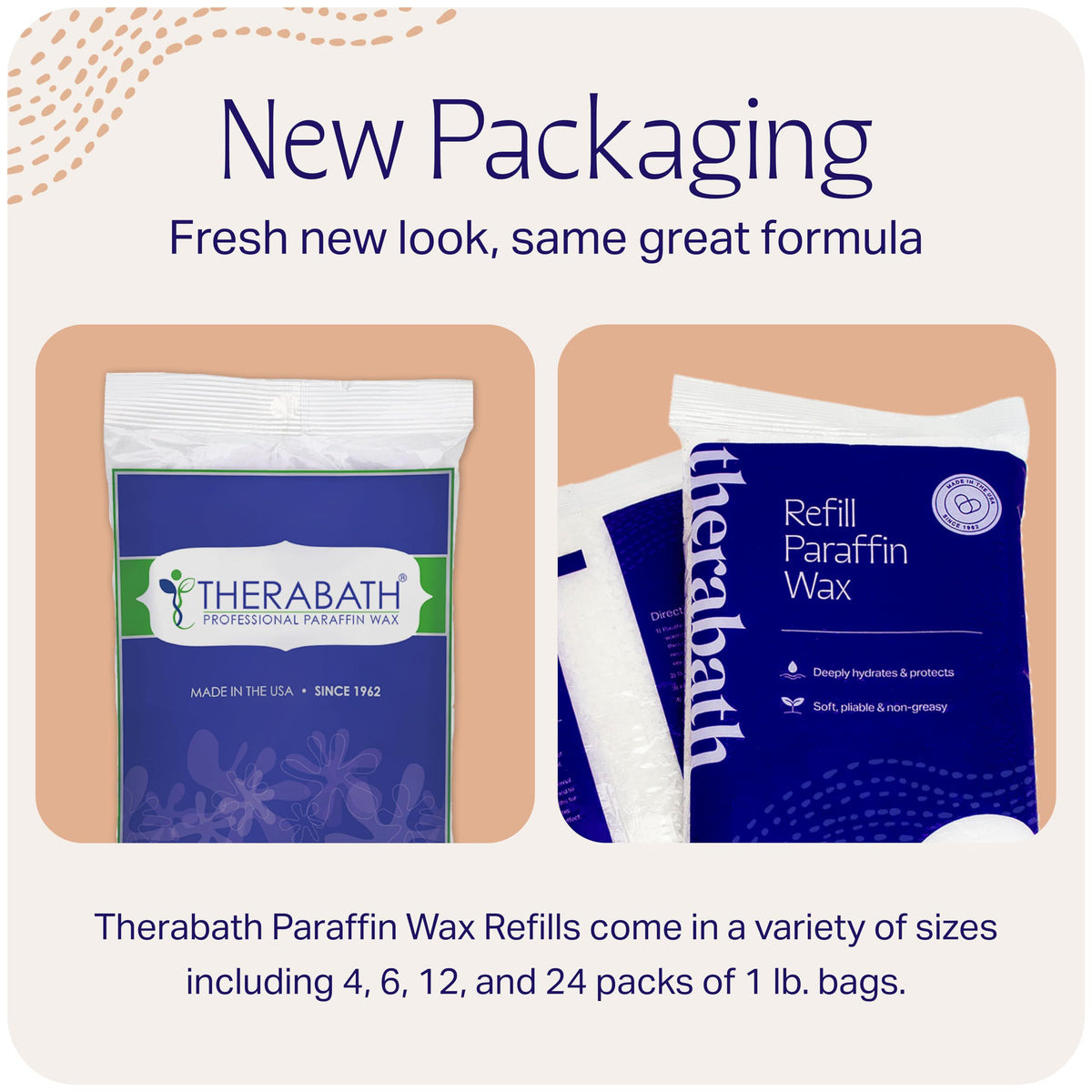 Therabath Paraffin Wax Refill 4 lb Eucalyptus Rosemary Mint