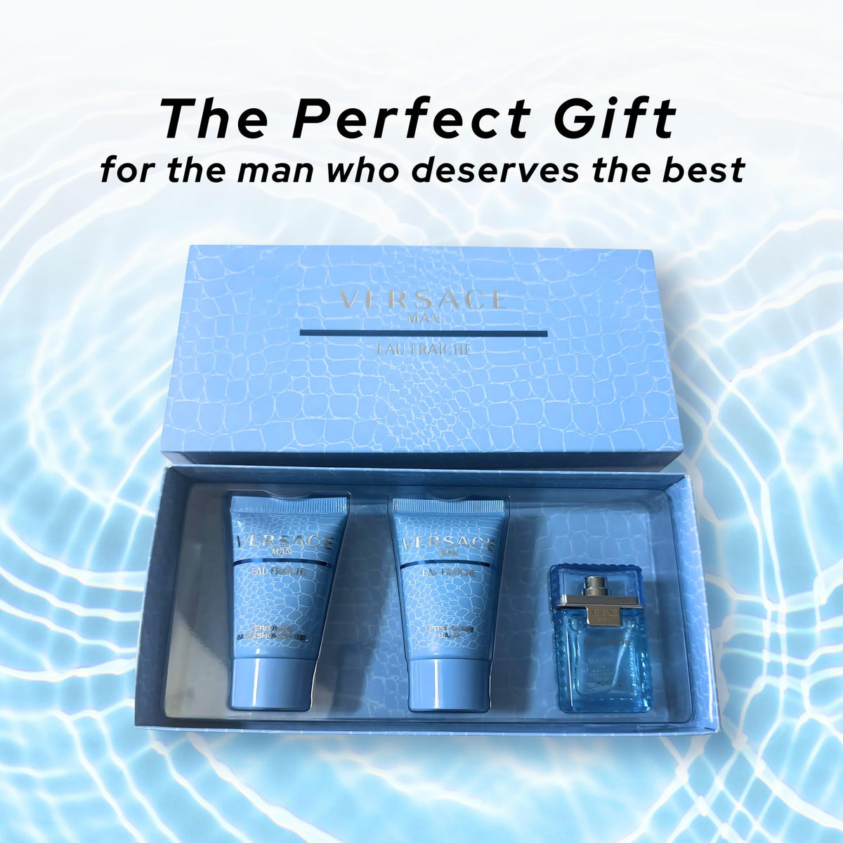Versace Man Eau Fraîche Men's Mini Fragrance & Grooming Gift Set
