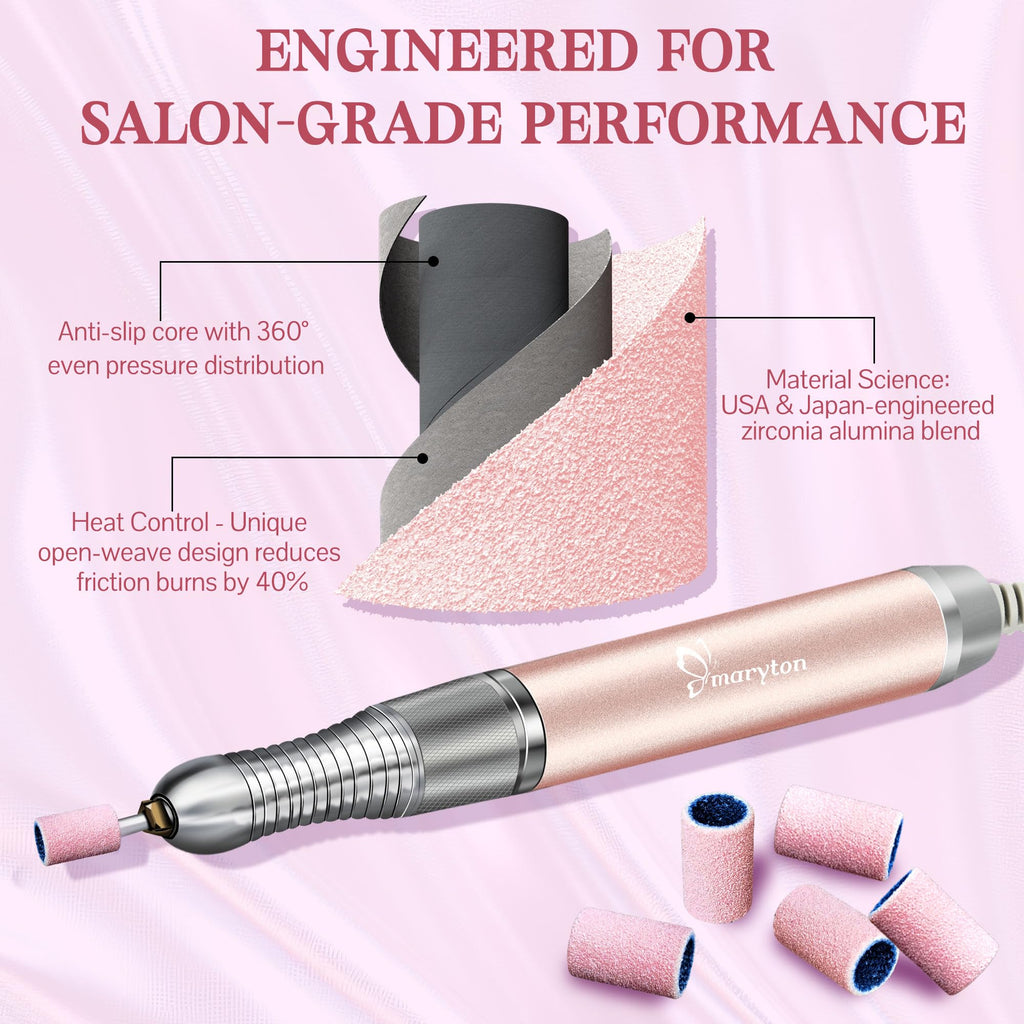 Maryton 500-Piece Nail Drill Sanding Bands