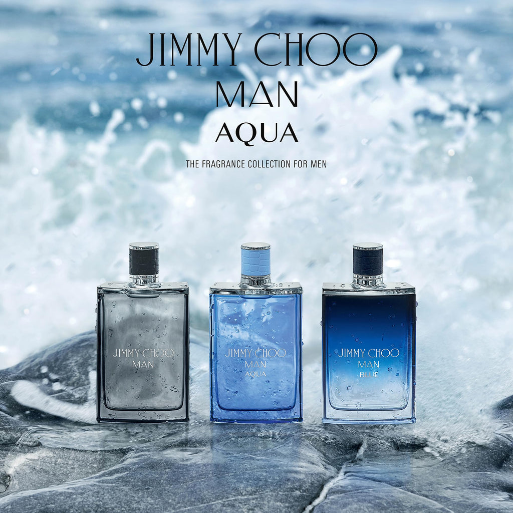 JIMMY CHOO Man Aqua Eau de Toilette Men's Fougere Marine Woody Fragrance