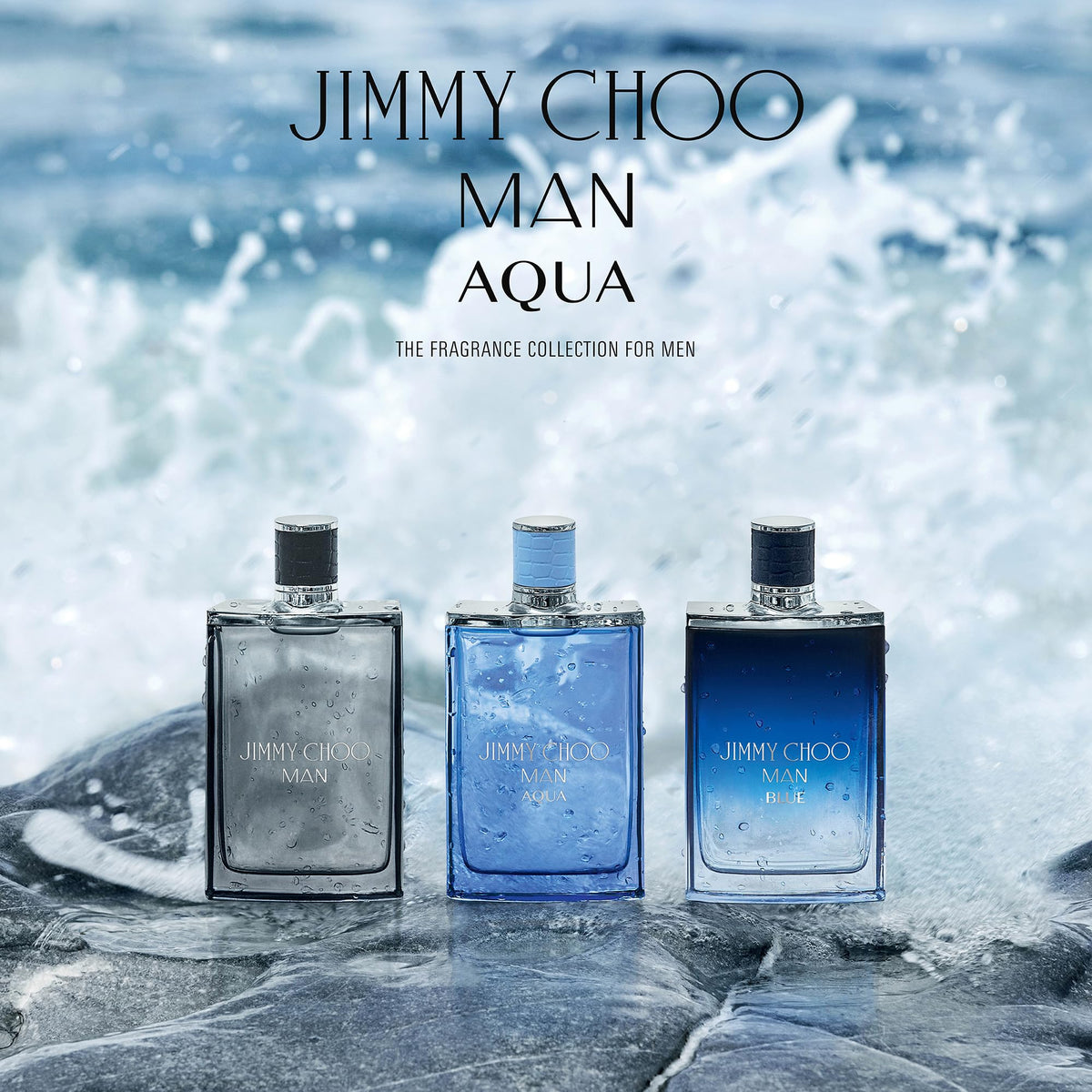 JIMMY CHOO Man Aqua Eau de Toilette Men's Fougere Marine Woody Fragrance
