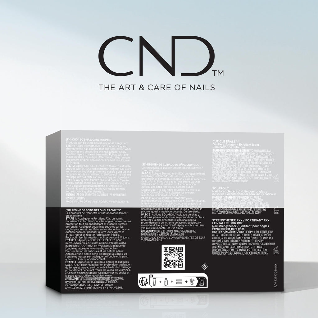 CND CARE.CONDITION.COAT. 3-Piece Nail Care Kit