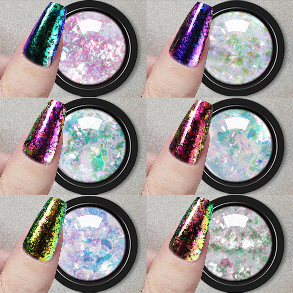 Mirror Chrome Nail Powder Set for Nail Art