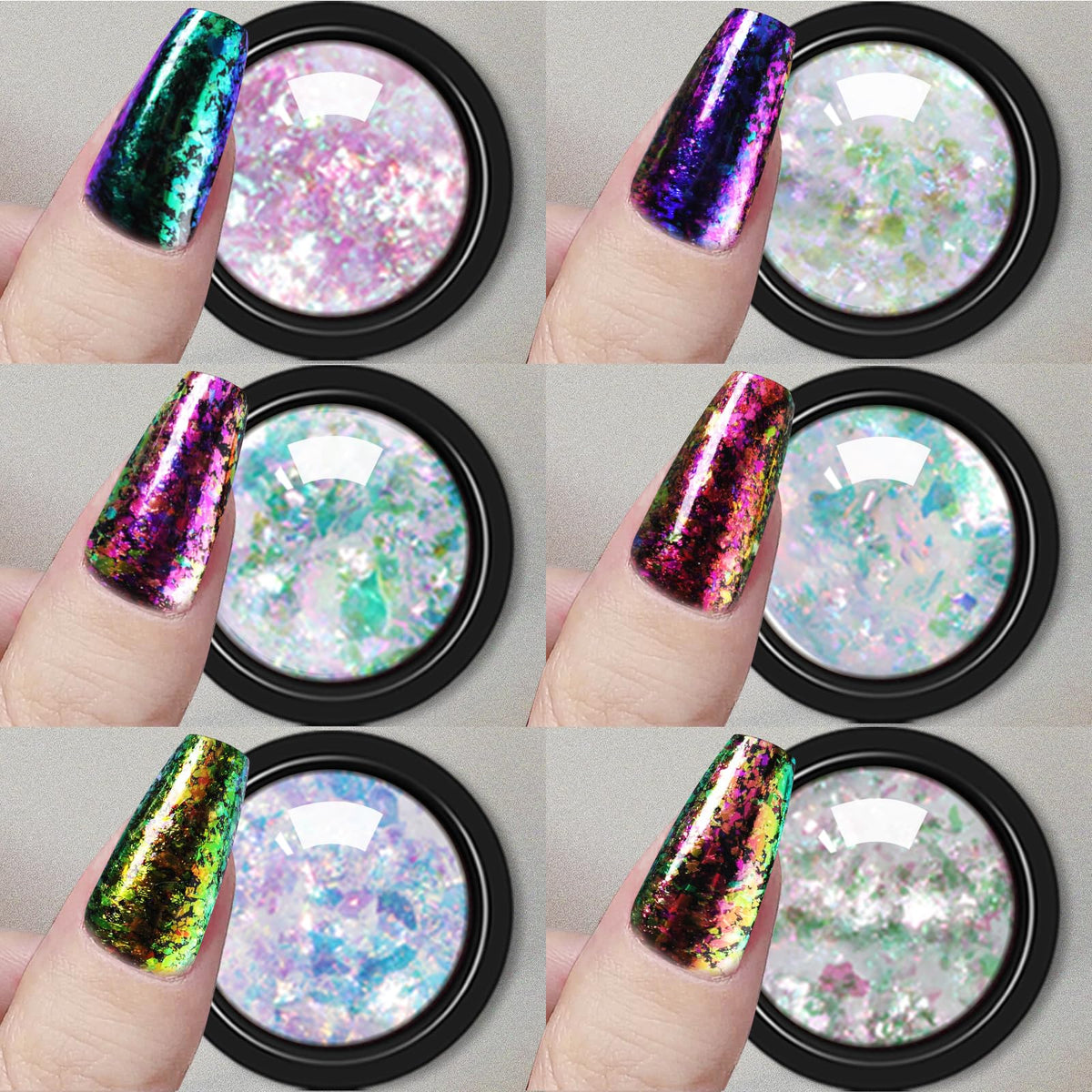 Mirror Chrome Nail Powder Set for Nail Art