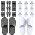 TINSKY 20 Pairs Non-Slip Disposable Slippers for Guests