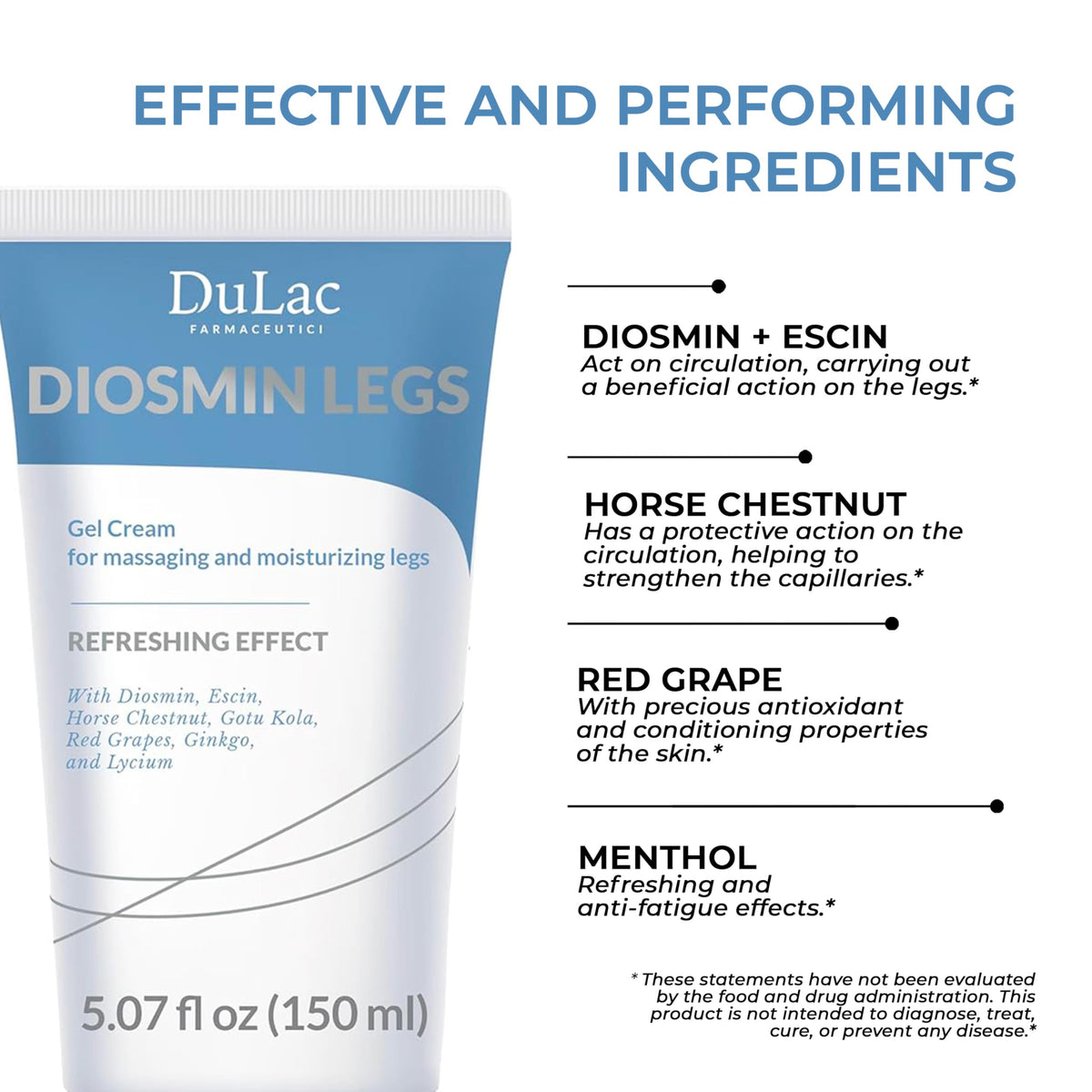 Dulac Diosmin Legs Cooling Gel-Cream for Daily Leg Care