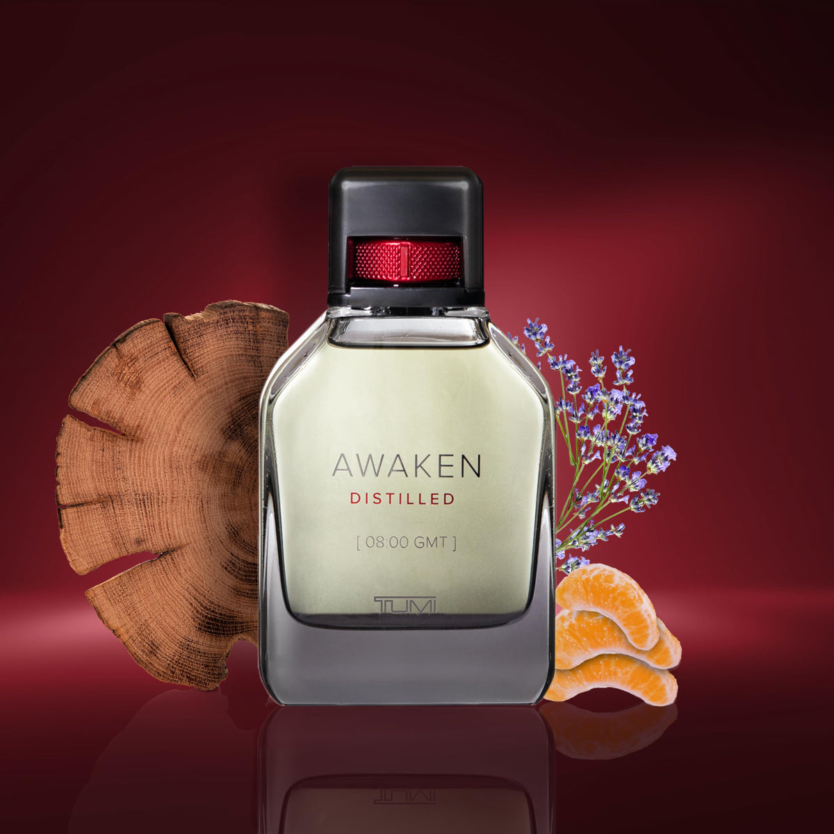 TUMI Awaken Distilled Extrait de Parfum for Men, Woody Cologne, 3.4 oz