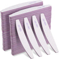 150-Piece 100/180 Grit Curved Double-Sided Nail Files