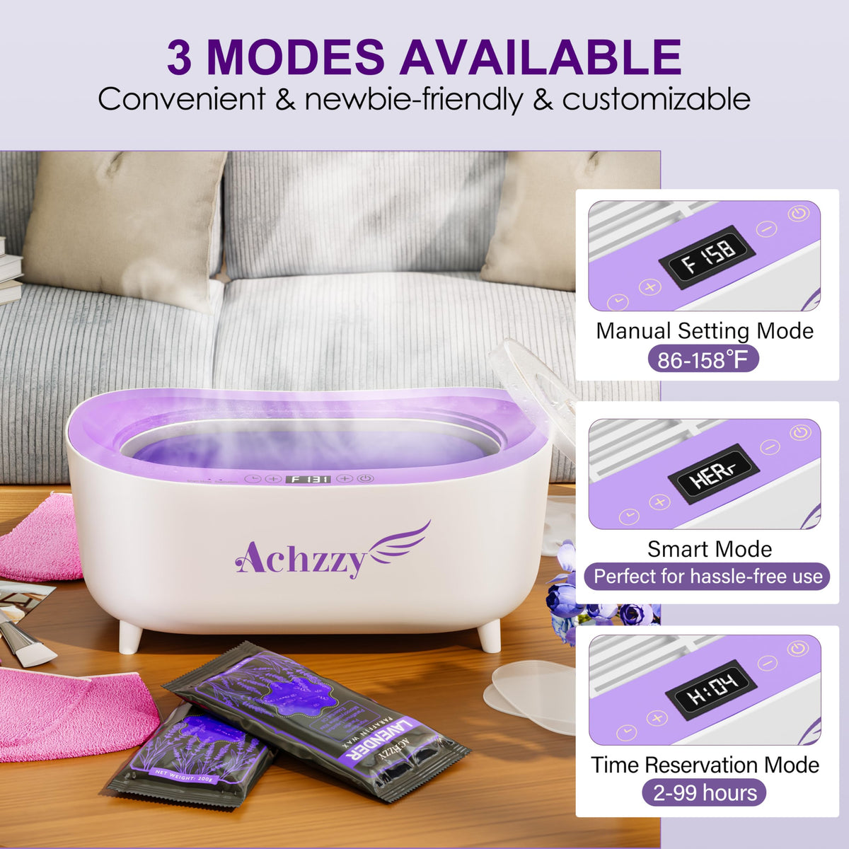 Achzzy 5000ml Paraffin Wax Warmer for Hands and Feet