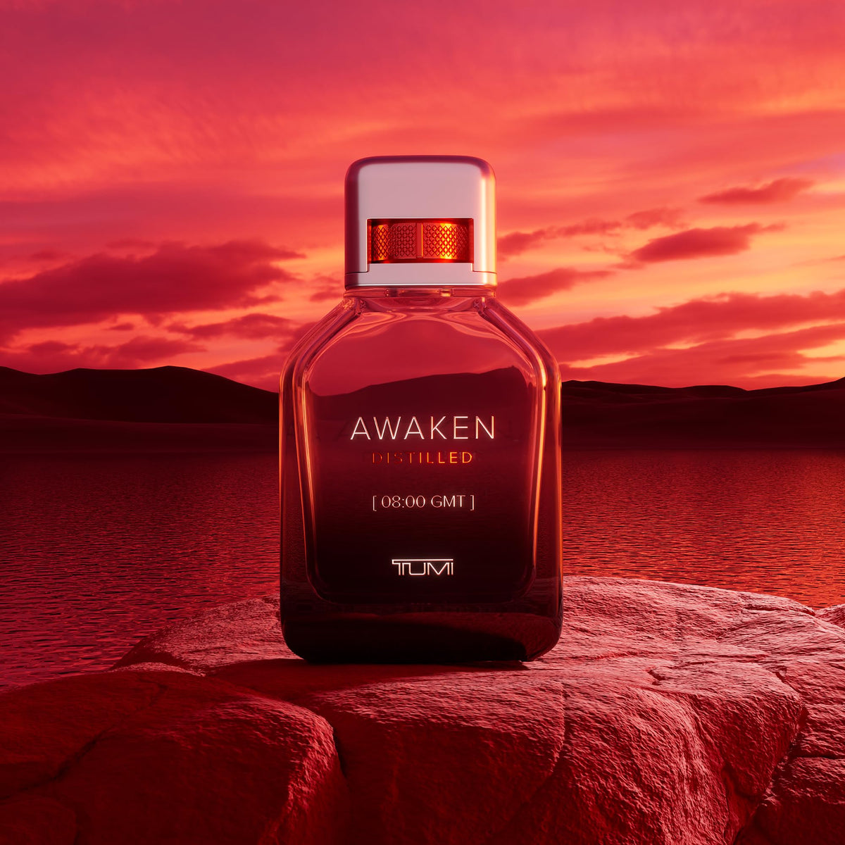 TUMI Awaken Distilled Extrait de Parfum for Men, Woody Cologne, 3.4 oz