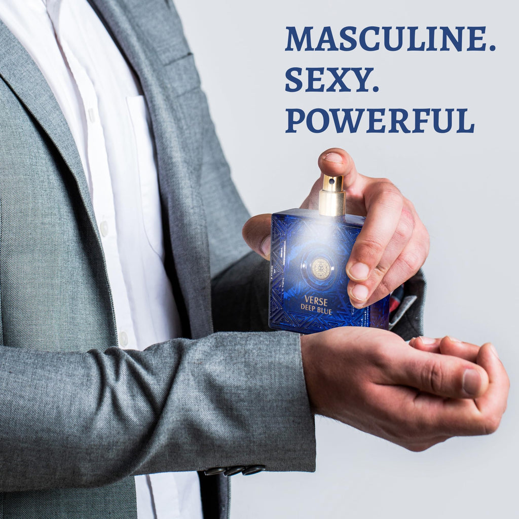 NovoGlow Verse Deep Blue Eau de Parfum Spray for Men