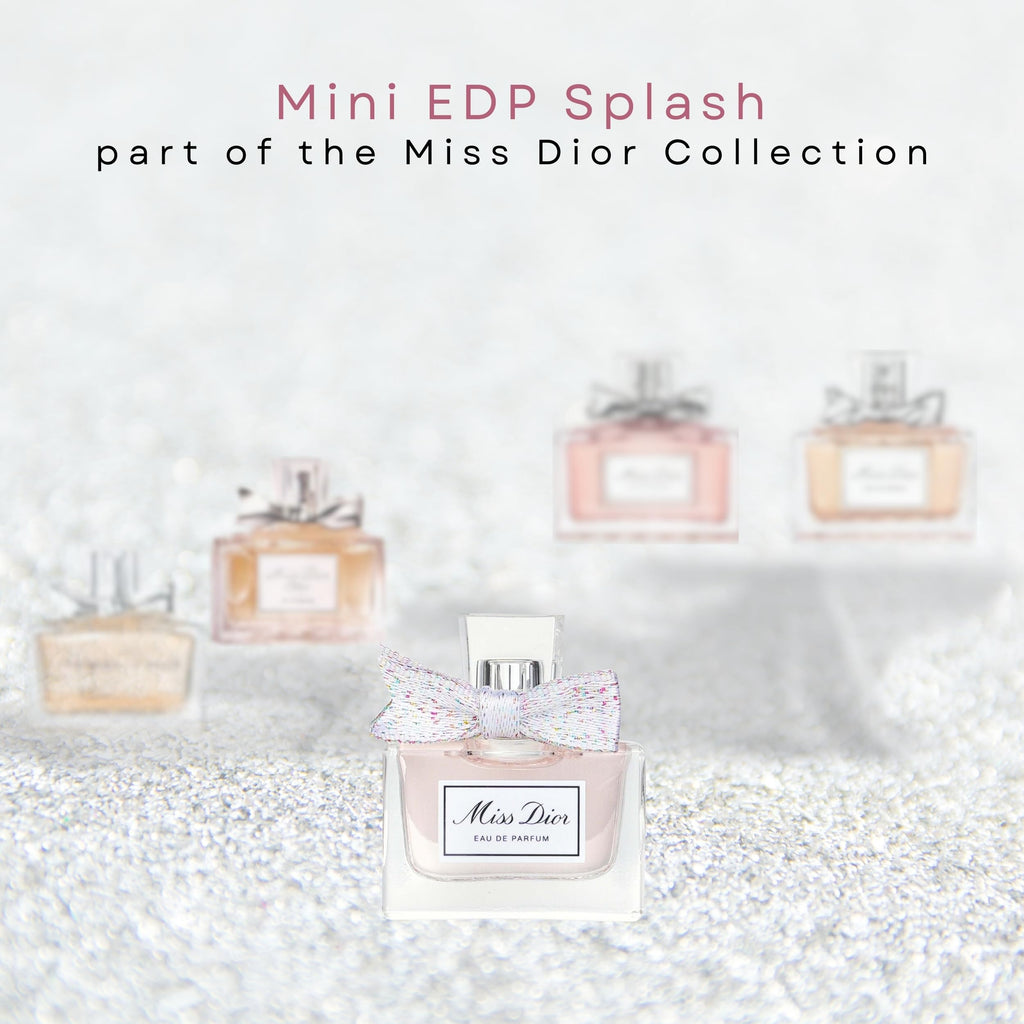 Miss Dior Eau de Parfum Mini Splash for Women, 0.17 oz