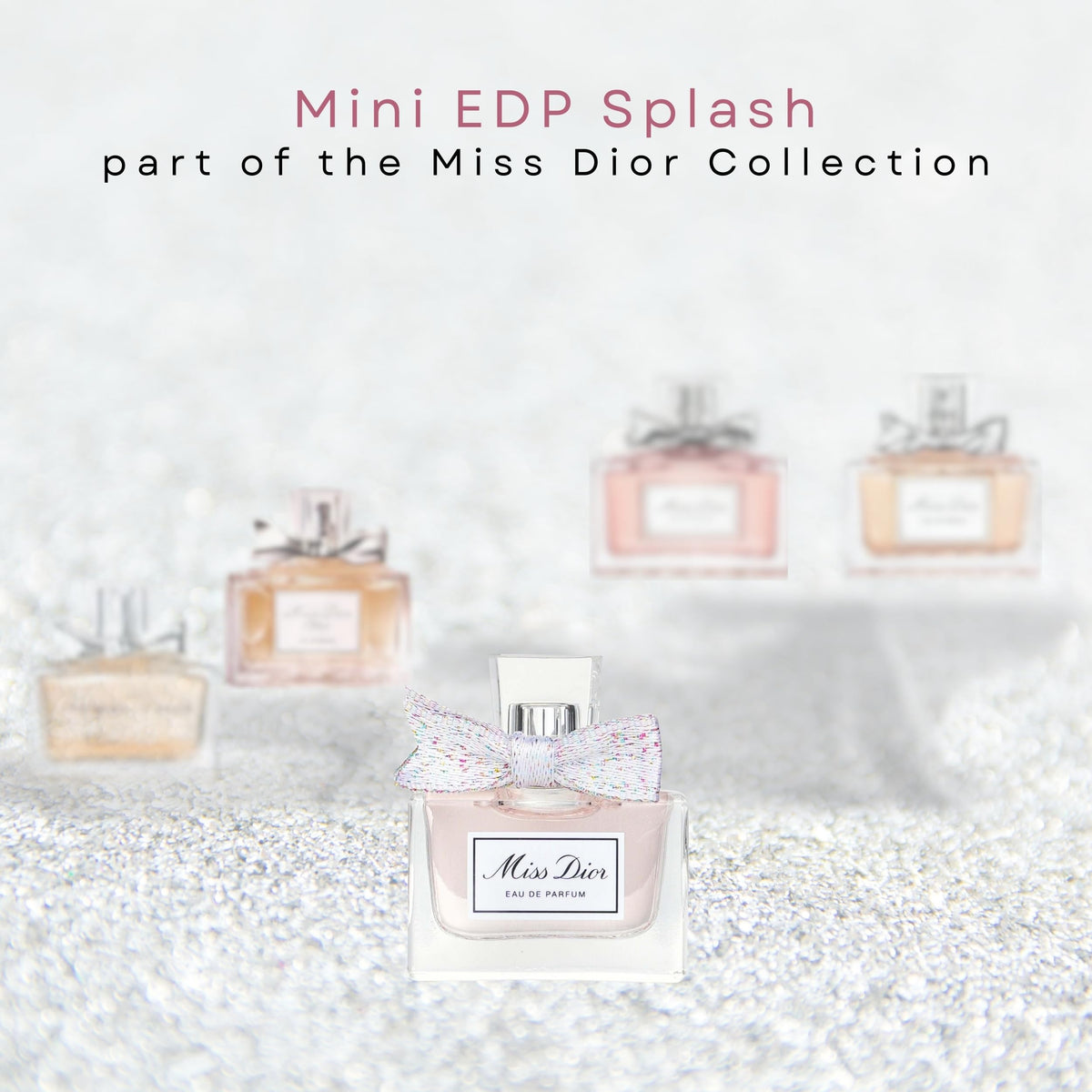 Miss Dior Eau de Parfum Mini Splash for Women, 0.17 oz