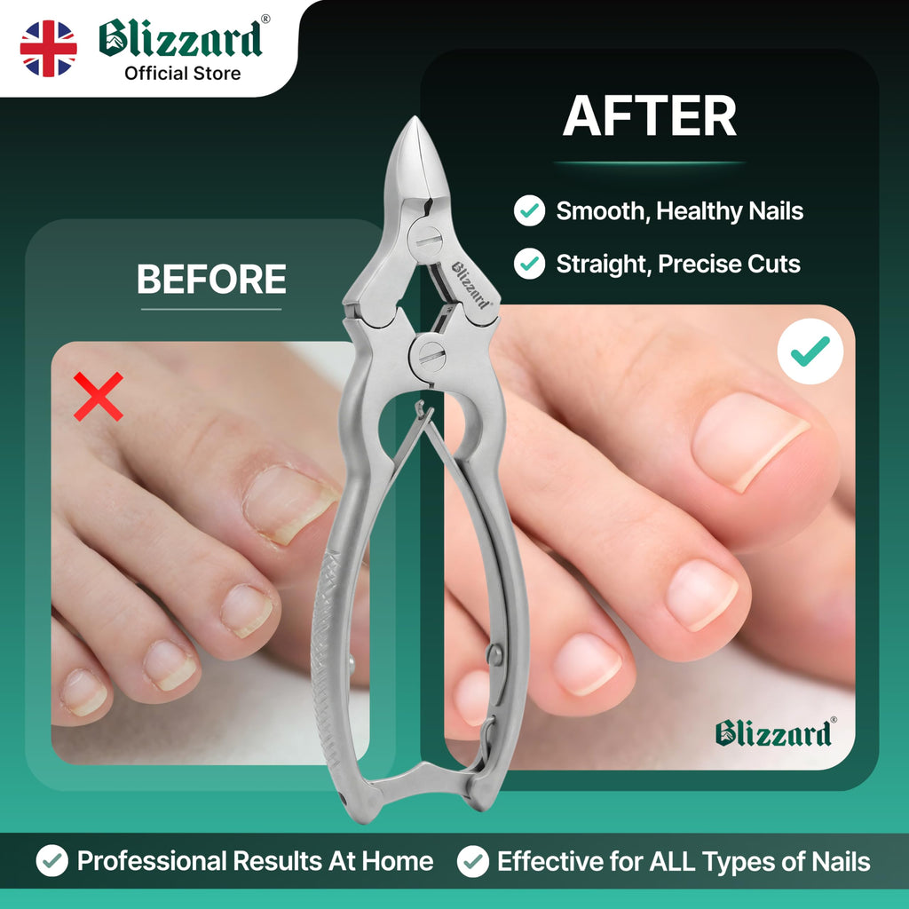 Blizzard Heavy Duty Toenail Clippers for Thick Nails