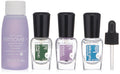 ZOYA Mini Color Lock System Manicure Kit, Clear, 4 Piece Set