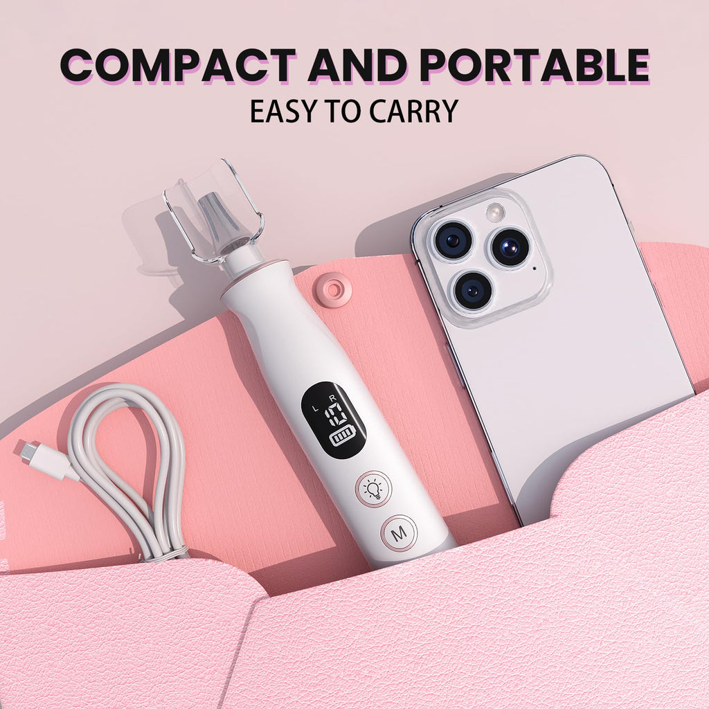 Electric Nail Drill, Cordless Rechargeable Nail File Kit for Manicure & Pedicure