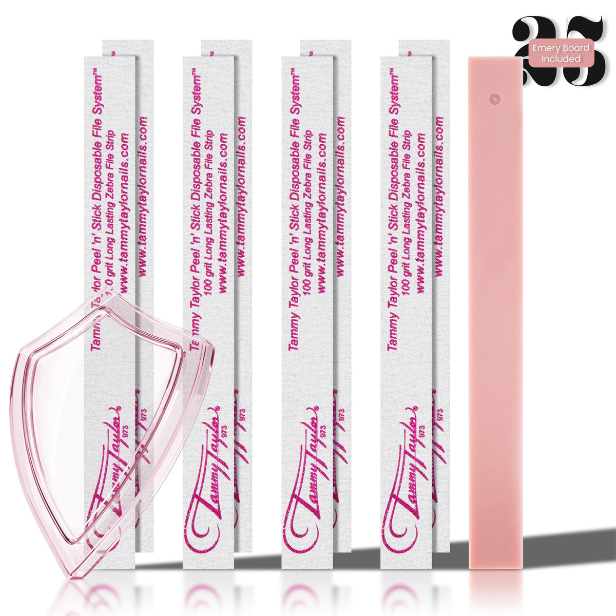 Tammy Taylor 100/180 Grit Nail Files for Manicure and Pedicure Care