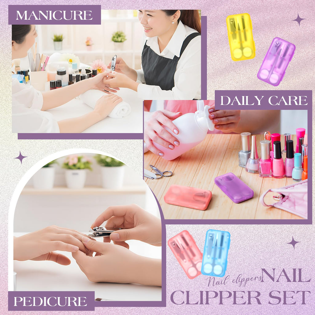 50-Piece 4-in-1 Nail Clipper Manicure Sets with Cases