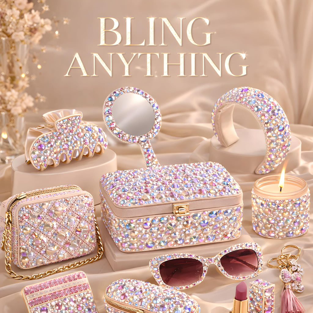 Bedazzling Kit with 40,000 3mm Rhinestones, Glues and Tools