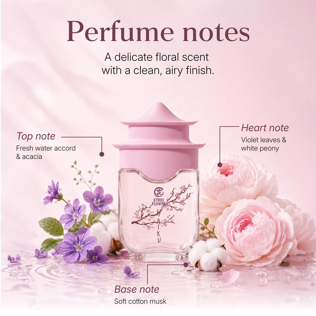 AVON Haiku Kyoto Flower Eau de Parfum for Women - Fresh Green Floral Fragrance