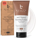 Beauty by Earth Self Tanner Lotion – Natural Glow for Face & Body