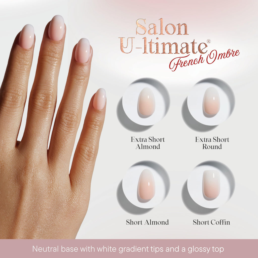 Celebritips Salon U-ltimate Extra Short Round Press-On Nails