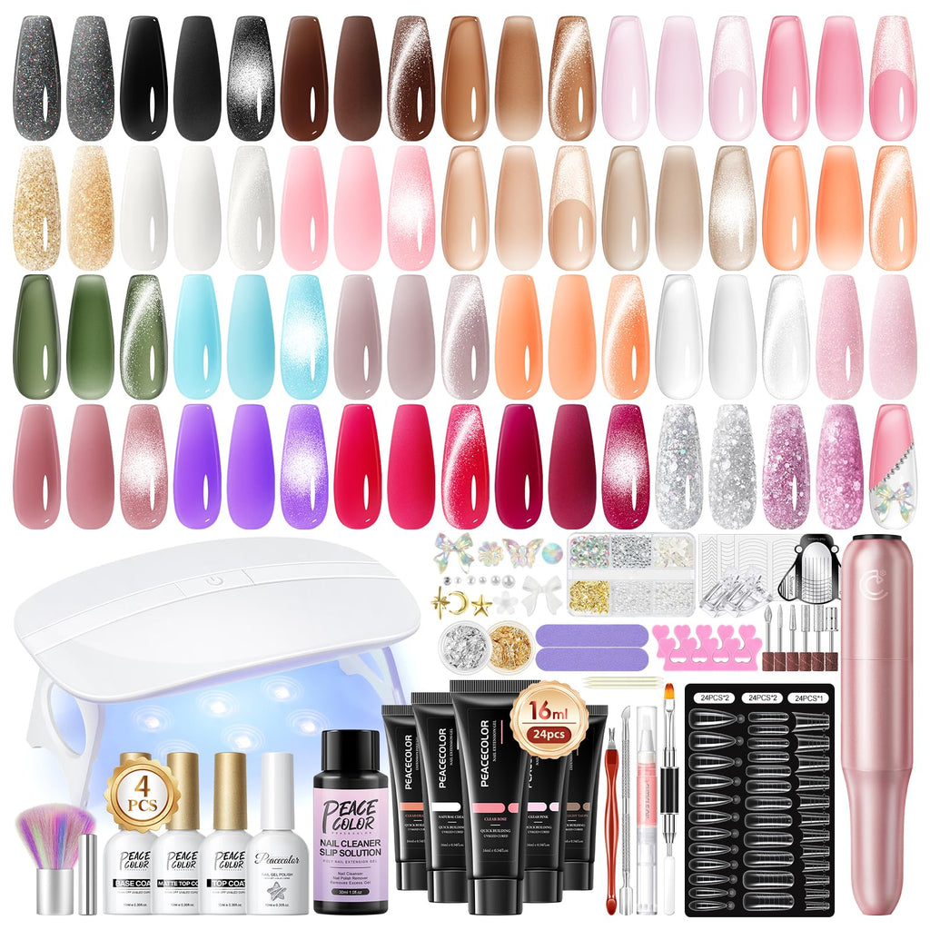 PEACOLOR Poly Nail Gel Kit