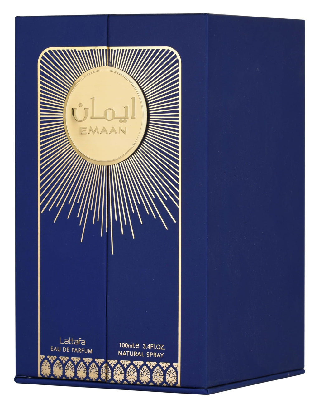 Lattafa Emaan Eau de Parfum Spray for Unisex, 3.4 oz
