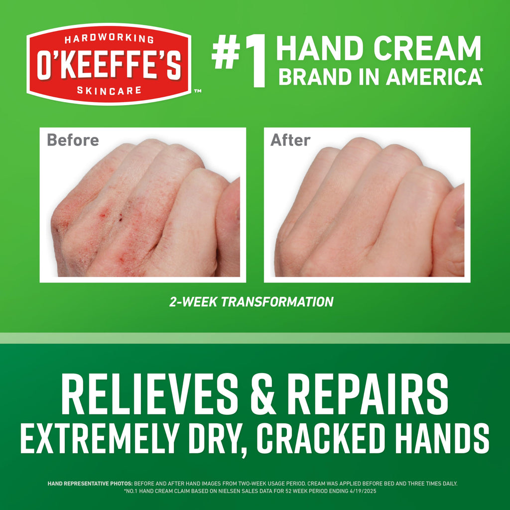 O'Keeffe's Working Hands Hand Cream and Night Treatment Bundle