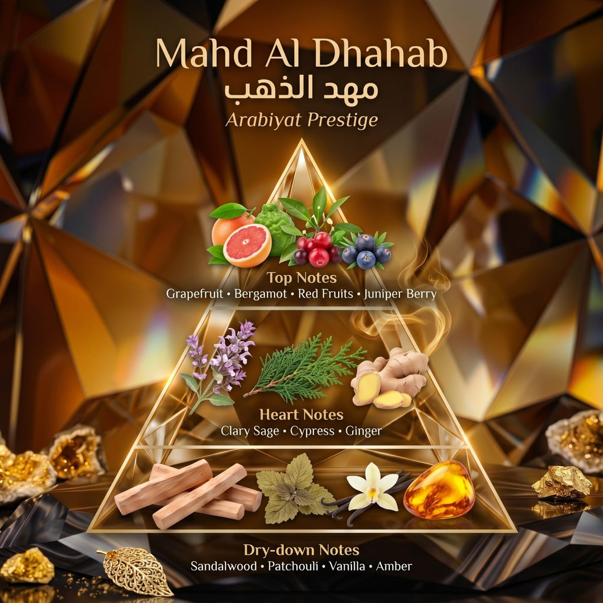 Arabiyat Prestige Mahd Al Dahab Eau de Parfum Unisex Fragrance 100ml