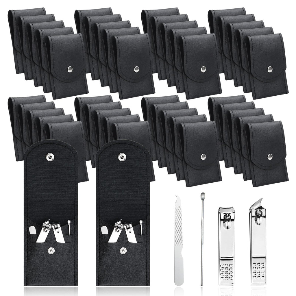 Stainless Steel 4-in-1 Nail Clipper Set with Case