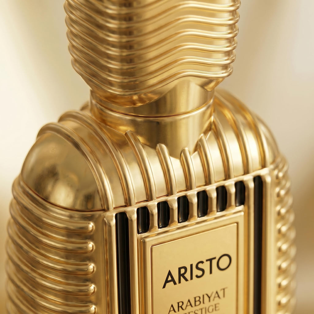 ARABIYAT PRESTIGE Aristo Eau de Parfum, Citrus Woody Vanilla Unisex Fragrance, 3.4 Fl Oz