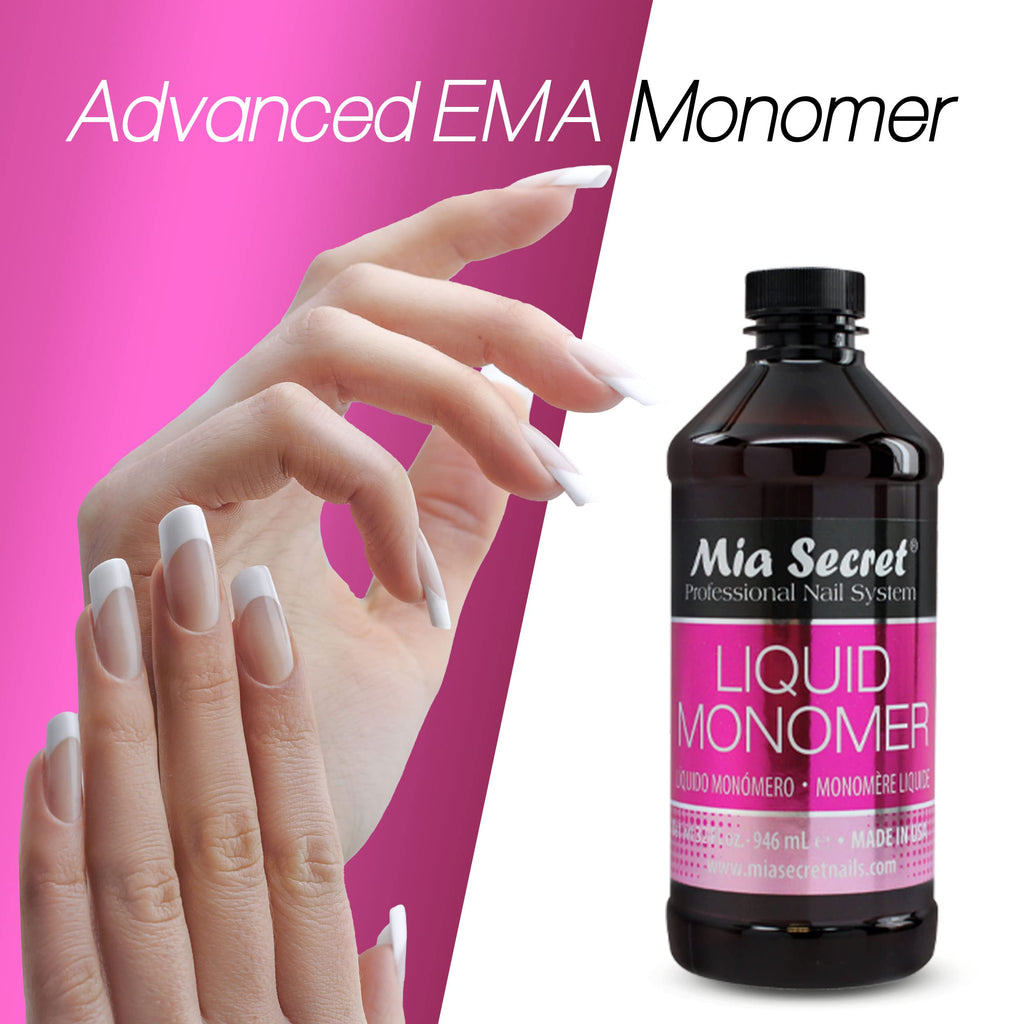 Mia Secret 32 oz Liquid Monomer for Professional Acrylic Nails