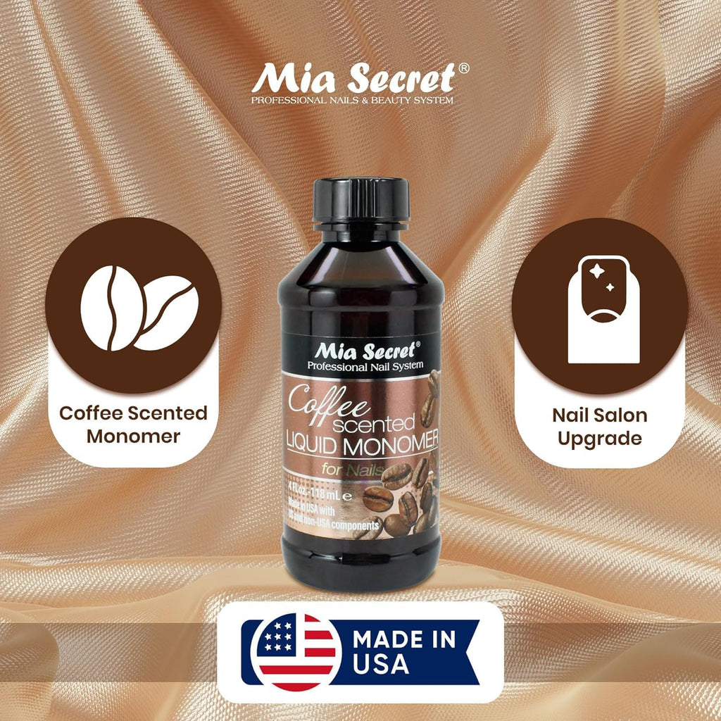 Mia Secret Coffee Scented EMA Liquid Monomer for Acrylic Nails