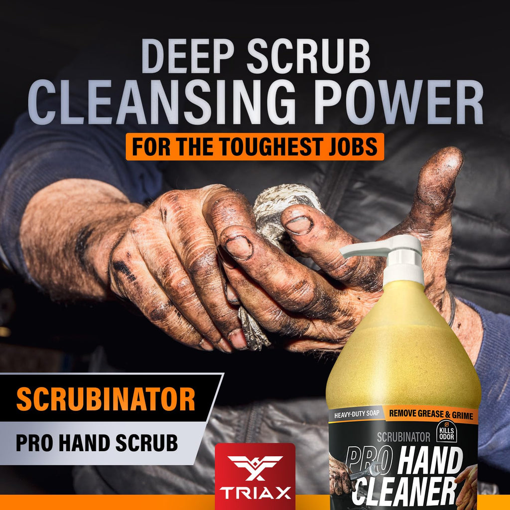 TRIAX Scrubinator Heavy-Duty Hand Scrub Cleaner