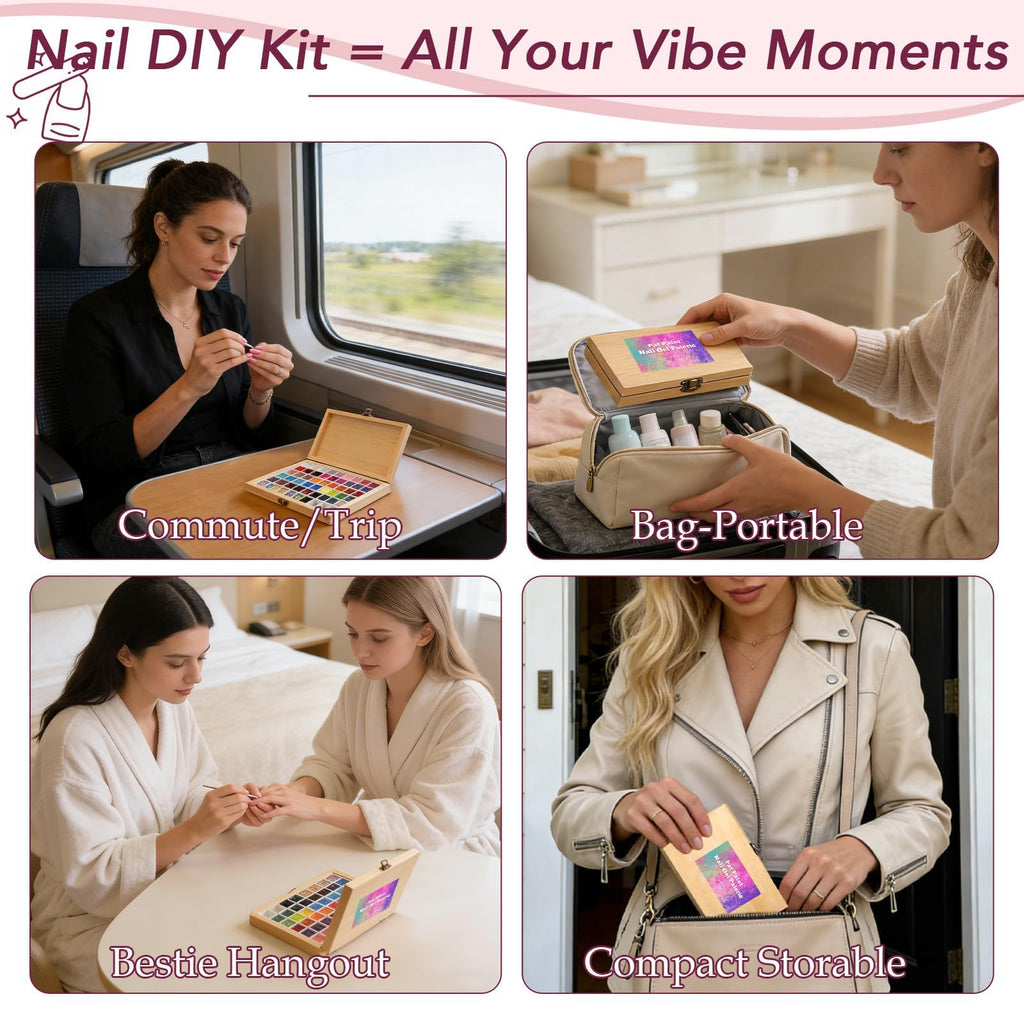 Multi-Use No-Wipe Patting Gel Nail Art Polish