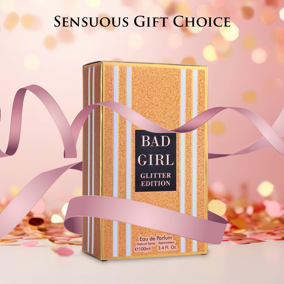 Urban Bad Girl Glitter Edition Oriental Floral Fragrance for Women, 100ml