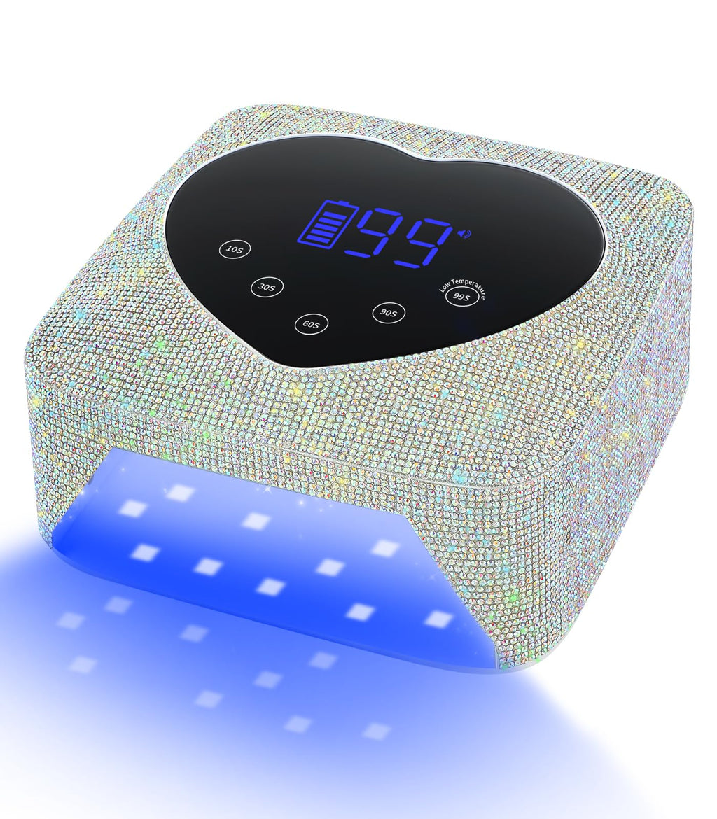 HUGMAPLE 72W Cordless Rechargeable UV LED Nail Lamp for Gel Nails