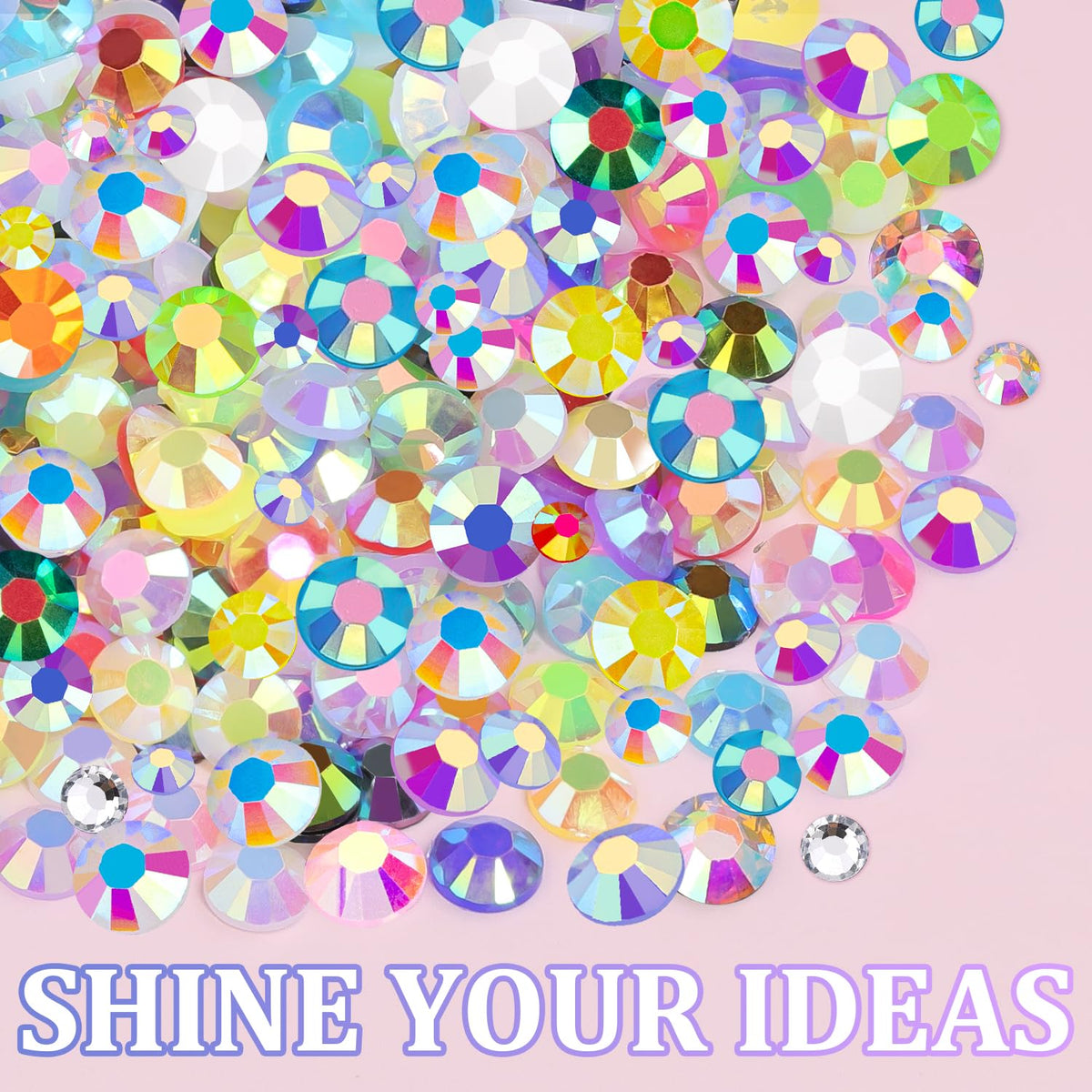 Flatback Resin Rhinestones for DIY Crafts